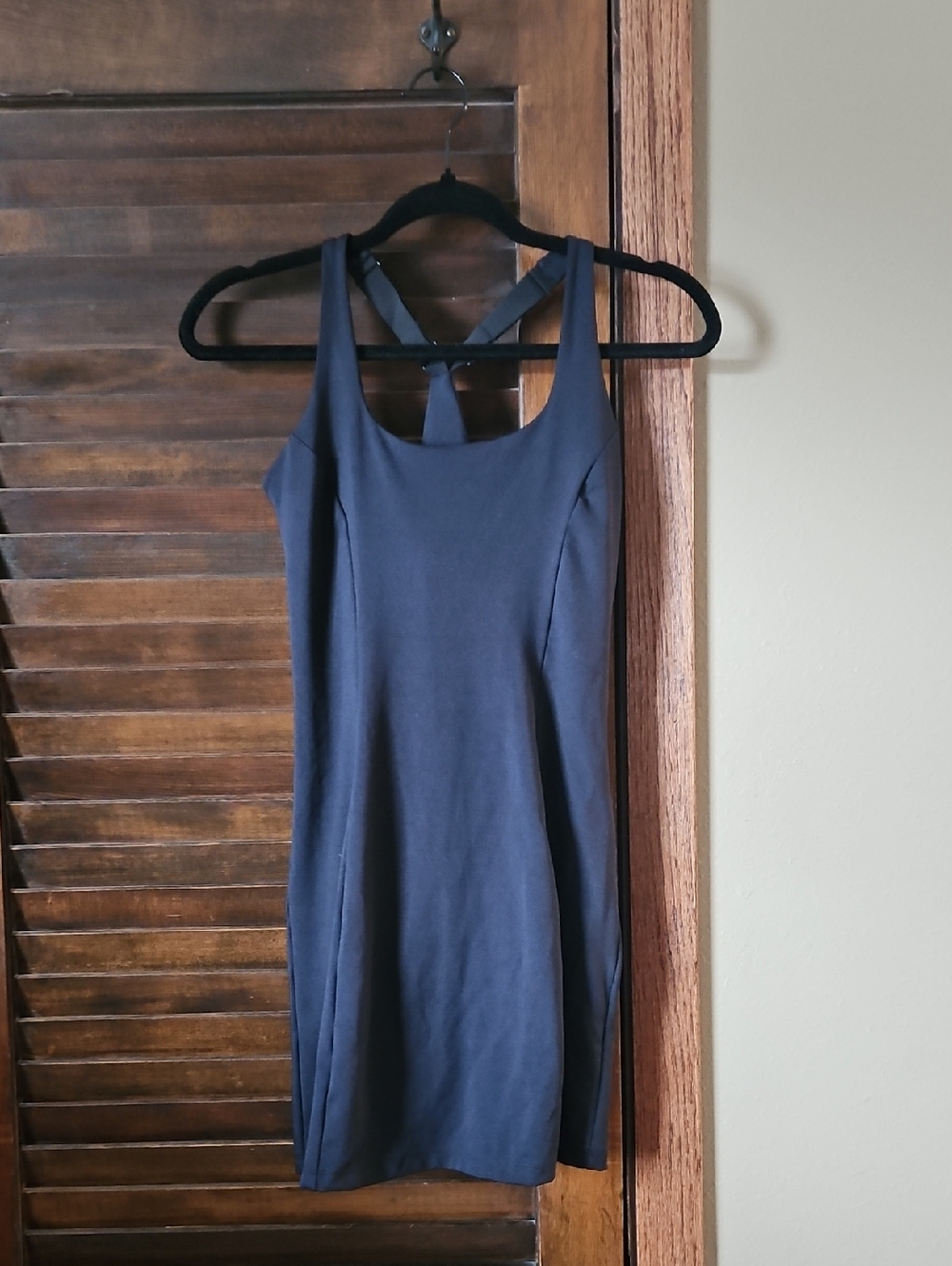 Victoria's Secret Black Cross-Back Athletic Dress